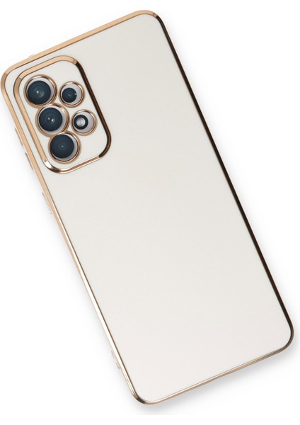 Samsung Galaxy A33 5g Kılıf Özel Tasarım Fit Kalıp Lüx Dizayn Silikon Kapak - Beyaz modelleri