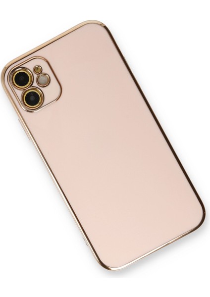 iPhone 11 Kılıf Özel Tasarım Fit Kalıp Lüx Dizayn Silikon Kapak - Pembe modelleri