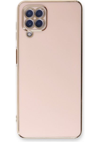 Samsung Galaxy M32 Kılıf Özel Tasarım Fit Kalıp Lüx Dizayn Silikon Kapak - Pembe fiyatları