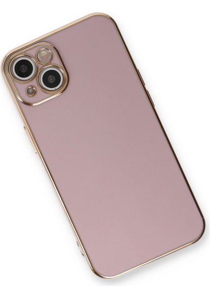 iPhone 13 Kılıf Özel Tasarım Fit Kalıp Lüx Dizayn Silikon Kapak - Mor modelleri