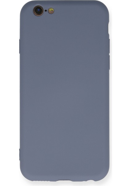 iPhone 6 Kılıf Lansman Içi Kadife Lüx Tasarım Silikon Kapak - Gri