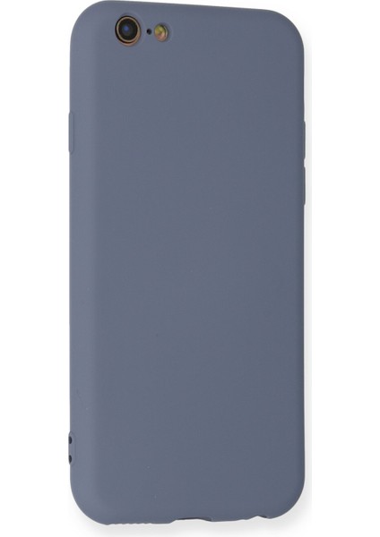 iPhone 6 Kılıf Lansman Içi Kadife Lüx Tasarım Silikon Kapak - Gri modelleri