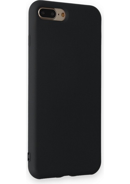 iPhone 8 Plus Kılıf Lansman Içi Kadife Lüx Tasarım Silikon Kapak - Siyah fiyatları