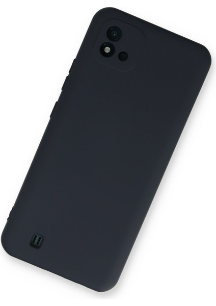 Realme C11 2021 Kılıf Lansman Içi Kadife Lüx Tasarım Silikon Kapak - Lacivert fiyatları