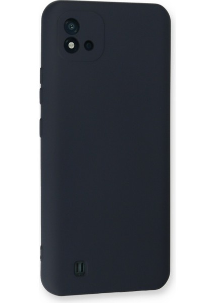 Realme C11 2021 Kılıf Lansman Içi Kadife Lüx Tasarım Silikon Kapak - Lacivert modelleri