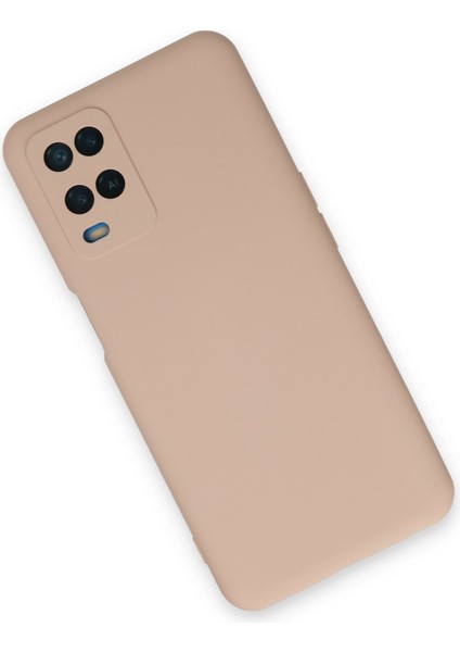 Oppo A54 4g Kılıf Lansman Içi Kadife Lüx Tasarım Silikon Kapak - Pudra fiyatları