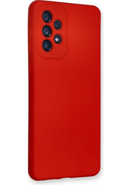 Samsung Galaxy A33 5g Kılıf Lansman Içi Kadife Lüx Tasarım Silikon Kapak - Kırmızı fiyatları