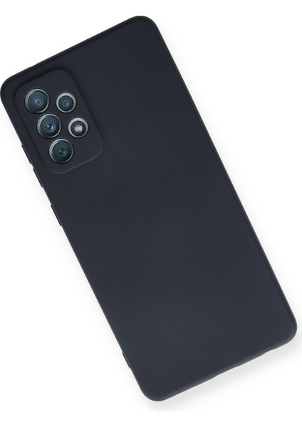 Samsung Galaxy A72 Kılıf Lansman Içi Kadife Lüx Tasarım Silikon Kapak - Lacivert modelleri
