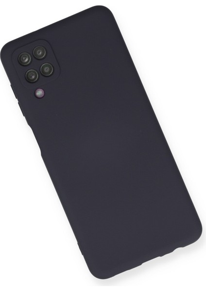 Samsung Galaxy M12 Kılıf Lansman Içi Kadife Lüx Tasarım Silikon Kapak - Lacivert modelleri