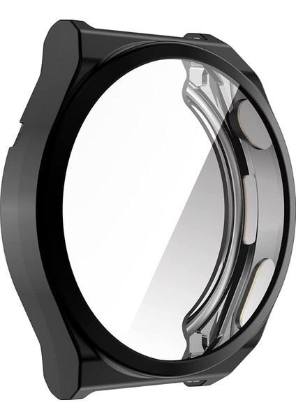 Huawei Watch Gt3 Pro 46MM Uyumlu Ekran ve Kasa Koruyucu Silikon 360 Derece Tam Kaplar Gard Military Zırh Tank modelleri