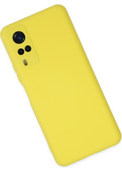 Vivo Y51 Kılıf Lansman Içi Kadife Lüx Tasarım Silikon Kapak - Sarı fiyatları