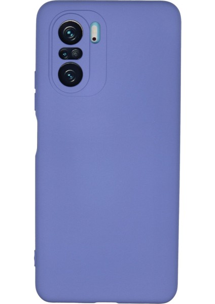 Xiaomi Redmi K40 Pro Kılıf Lansman Içi Kadife Lüx Tasarım Silikon Kapak - Lila