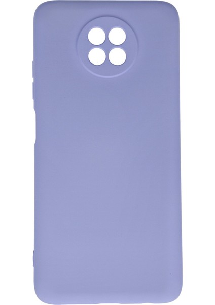 Xiaomi Redmi Note 9 5g Kılıf Lansman Içi Kadife Lüx Tasarım Silikon Kapak - Lila