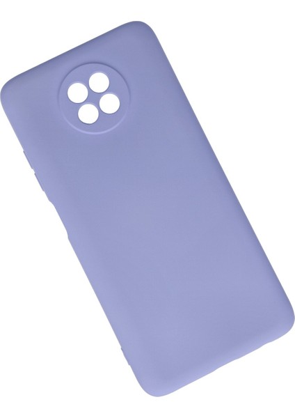 Xiaomi Redmi Note 9 5g Kılıf Lansman Içi Kadife Lüx Tasarım Silikon Kapak - Lila fiyatları