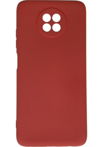 Xiaomi Redmi Note 9 5g Kılıf Lansman Içi Kadife Lüx Tasarım Silikon Kapak - Kiremit