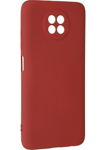 Xiaomi Redmi Note 9 5g Kılıf Lansman Içi Kadife Lüx Tasarım Silikon Kapak - Kiremit