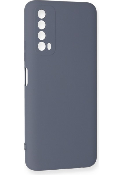 Huawei P Smart 2021 Kılıf Lansman Içi Kadife Lüx Tasarım Silikon Kapak - Gri fiyatları