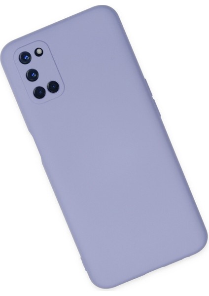 Oppo A92 Kılıf Lansman Içi Kadife Lüx Tasarım Silikon Kapak - Lila fiyatları