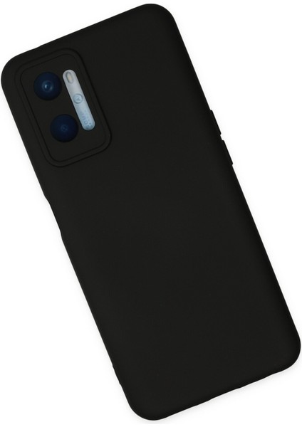 Oppo A96 Kılıf Lansman Içi Kadife Lüx Tasarım Silikon Kapak - Siyah fiyatları
