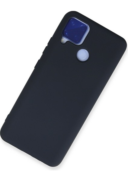 Realme C15 Kılıf Lansman Içi Kadife Lüx Tasarım Silikon Kapak - Lacivert fiyatları