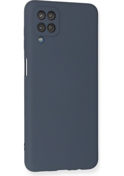 Samsung Galaxy A12 Kılıf Lansman Içi Kadife Lüx Tasarım Silikon Kapak - Gri fiyatları