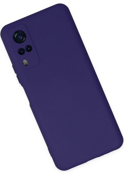 Vivo Y51 Kılıf Lansman Içi Kadife Lüx Tasarım Silikon Kapak - Mor modelleri