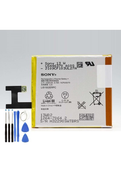 Sony Xperia Z Pil L36H / M2 LIS1502ERPC Batarya Pil ve Tamir Seti