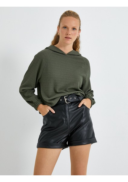 Kapüşonlu Bluz Uzun Kollu fiyatları