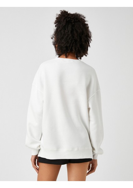 Slogan Baskılı Sweatshirt fırsatları