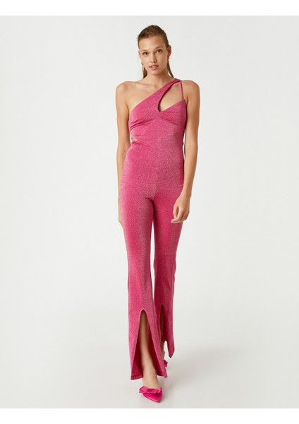 Pırıltılı Abiye Tulum Pencere Detaylı