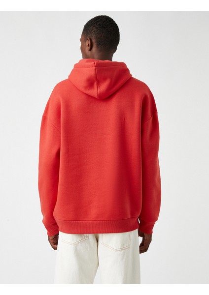 Kaktüs Işlemeli Kapşonlu Sweatshirt fırsatları