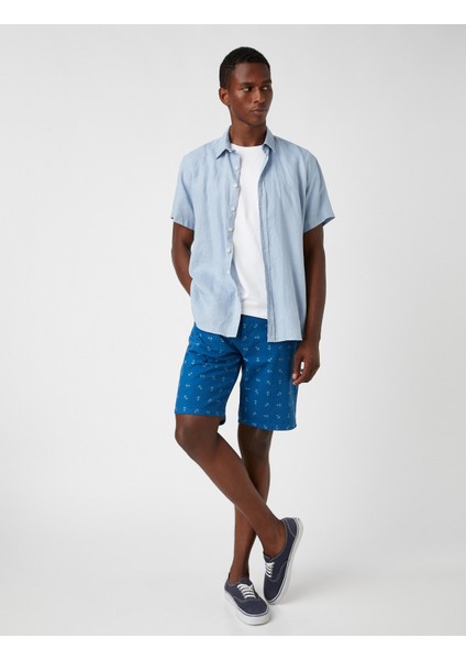 Desenli Gabardin Şort fiyatları