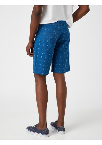 Desenli Gabardin Şort fırsatları