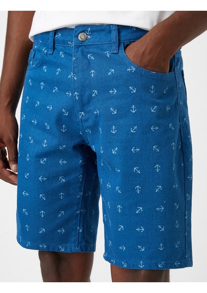 Desenli Gabardin Şort indirimleri