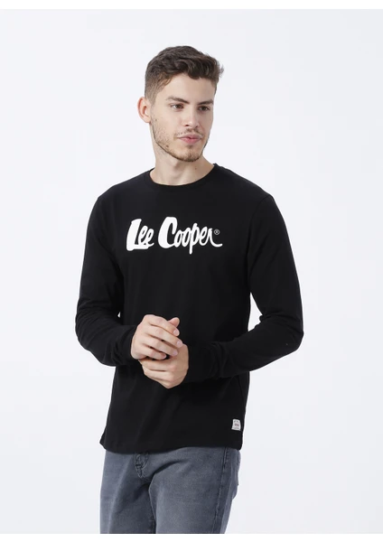 Lee Cooper O Yaka Baskılı Siyah Erkek T-Shirt 231 Lcm 242003 Zayne