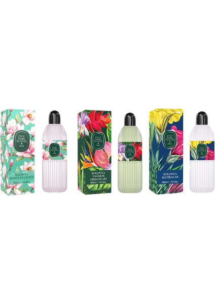 Kolonya Manolya Çiçeği, Yağmur Ormanları ve Hatıralar Pet Şişe 400 ml