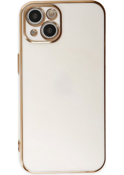 iPhone 13 Kılıf Özel Tasarım Fit Kalıp Lüx Dizayn Silikon Kapak - Beyaz fiyatları