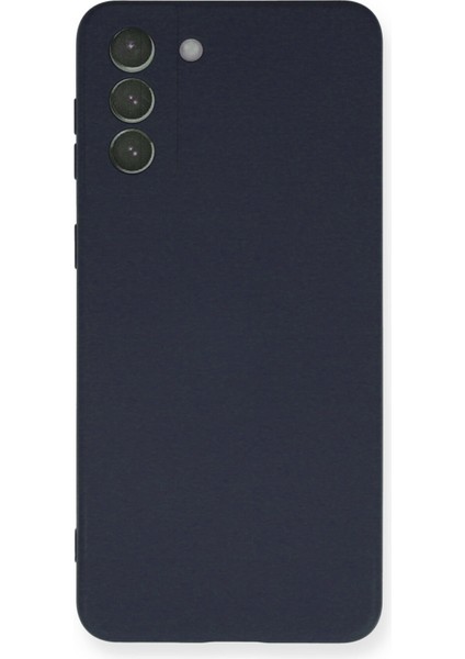 Samsung Galaxy S21 Fe Kılıf Lansman Içi Kadife Lüx Tasarım Silikon Kapak - Lacivert