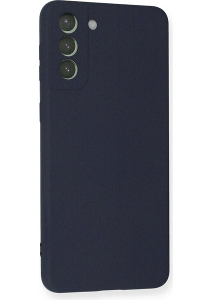 Samsung Galaxy S21 Fe Kılıf Lansman Içi Kadife Lüx Tasarım Silikon Kapak - Lacivert fiyatları