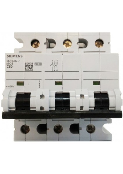 Mcb 80a C Tipi 3faz Otomatik Sigorta 5sp4380-7 fiyatları