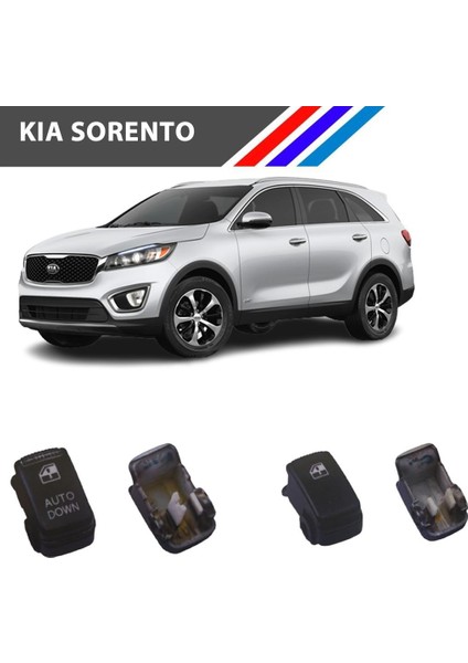 Kia Sorento Cam Düğme Kapağı 2 Adetli Set