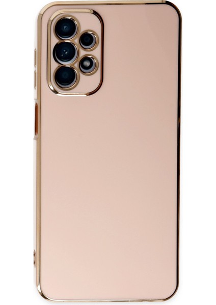 Samsung Galaxy A23 4g Kılıf Özel Tasarım Fit Kalıp Lüx Dizayn Silikon Kapak - Pembe modelleri