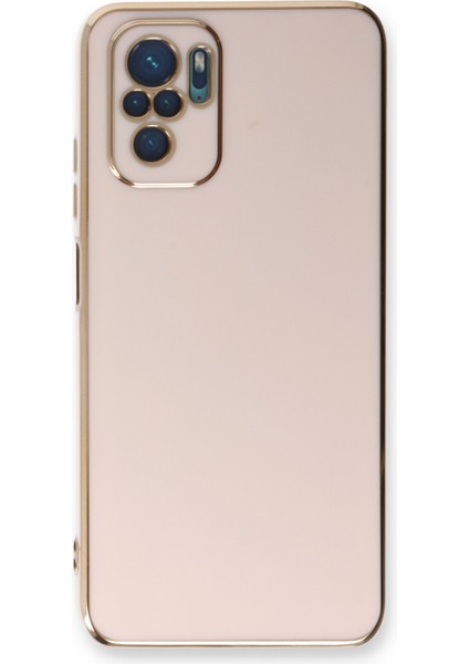 Xiaomi Redmi Note 10 Kılıf Özel Tasarım Fit Kalıp Lüx Dizayn Silikon Kapak - Pembe fiyatları