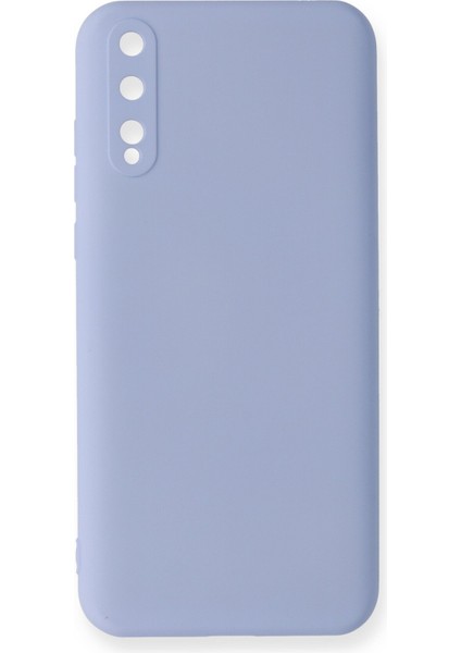 Huawei P Smart S Kılıf Lansman Içi Kadife Lüx Tasarım Silikon Kapak - Lila