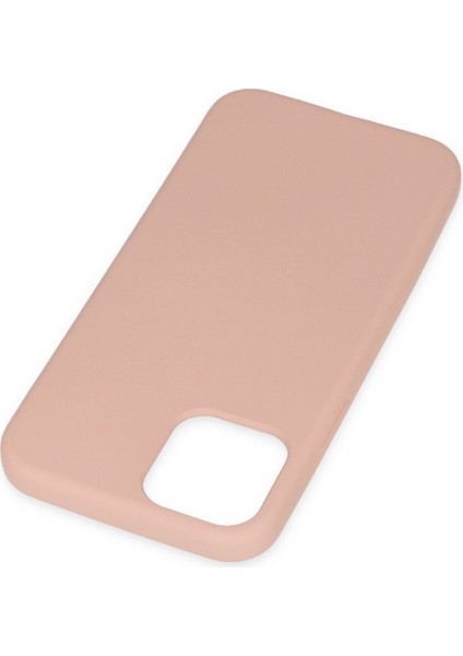 iPhone 11 Pro Kılıf Lansman Içi Kadife Lüx Tasarım Silikon Kapak - Pudra