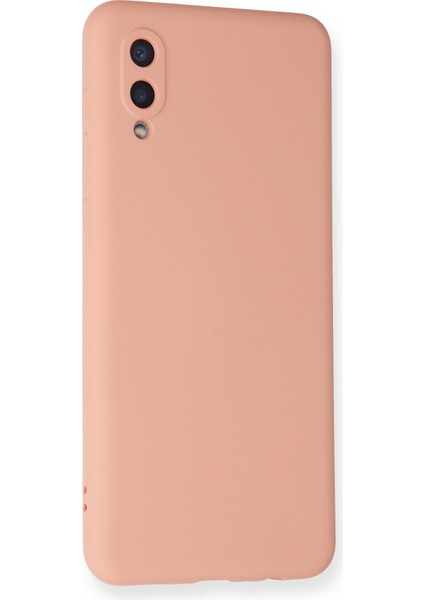 Samsung Galaxy A02 Kılıf Lansman Içi Kadife Lüx Tasarım Silikon Kapak - Pudra fiyatları