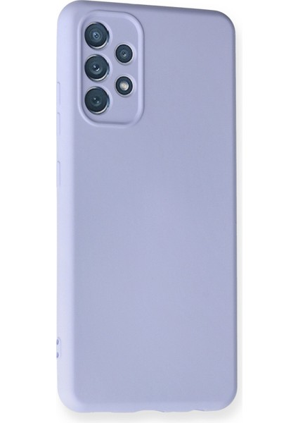 Samsung Galaxy A32 Kılıf Lansman Içi Kadife Lüx Tasarım Silikon Kapak - Lila fiyatları