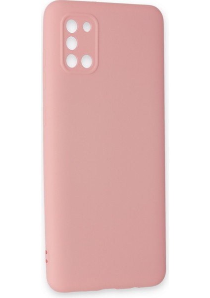 Samsung Galaxy A31 Kılıf Lansman Içi Kadife Lüx Tasarım Silikon Kapak - Pudra fiyatları