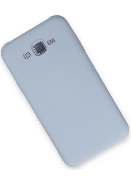 Samsung Galaxy J7 Kılıf Lansman Içi Kadife Lüx Tasarım Silikon Kapak - Buz Mavisi fiyatları