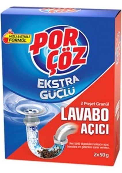 Lavabo Açıcı Granül 2 x 50 gr